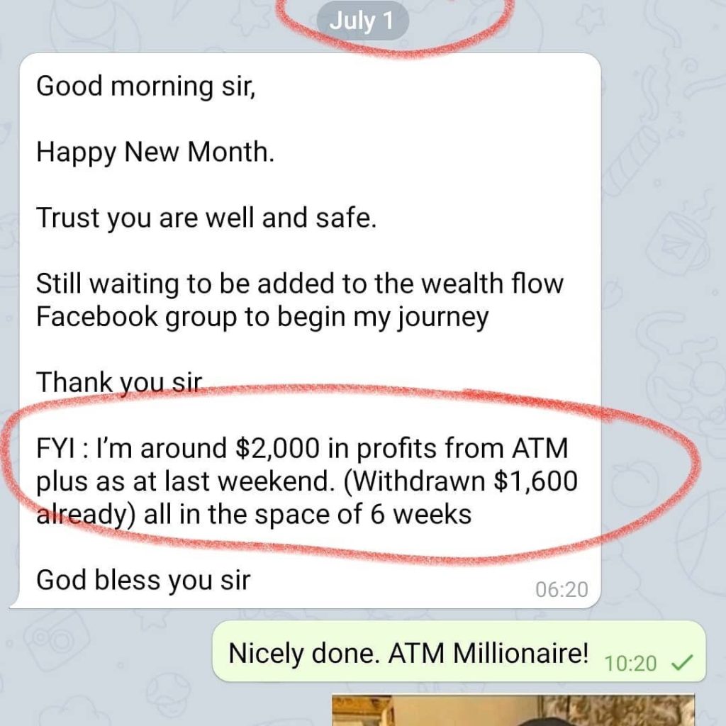 ATM CASHFLOW